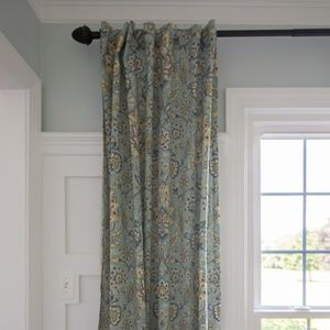 Cynthia Rowley Jacobean Floral Medallion Drapes